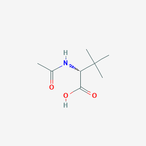 molecular formula C8H15NO3 B2493256 (R)-2-Acetamido-3,3-dimethylbutanoic acid CAS No. 3120-64-7