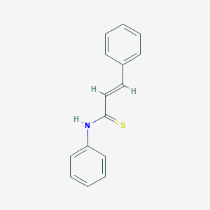 molecular formula C15H13NS B249326 N,3-diphenyl-2-propenethioamide 