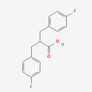 molecular formula C16H14F2O2 B2493396 2-(4-氟苄基)-3-(4-氟苯基)丙酸 CAS No. 115865-14-0