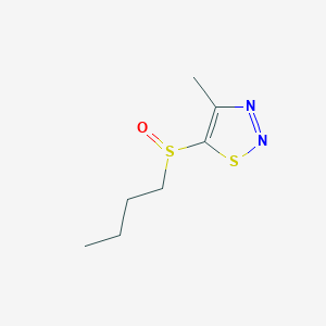 Butyl 4-methyl-1,2,3-thiadiazol-5-yl sulfoxide