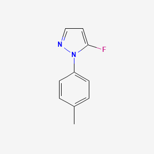 molecular formula C10H9FN2 B2493428 5-Fluoro-1-(4-methylphenyl)pyrazole CAS No. 2172155-69-8