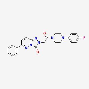 2-(2-(4-(4-fluorophenyl)piperazin-1-yl)-2-oxoethyl)-6-phenyl-[1,2,4]triazolo[4,3-b]pyridazin-3(2H)-one