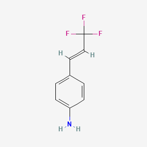4-[(E)-3,3,3-Trifluoroprop-1-enyl]aniline