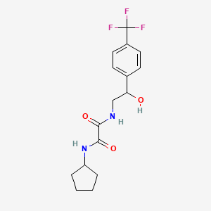 N1-cyclopentyl-N2-(2-hydroxy-2-(4-(trifluoromethyl)phenyl)ethyl)oxalamide