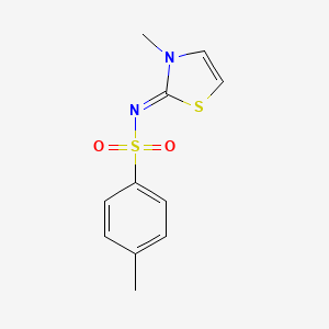 4-methyl-N-[3-methyl-1,3-thiazol-2(3H)-yliden]benzenesulfonamide