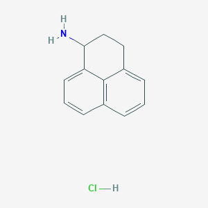 molecular formula C13H14ClN B2493490 2,3-dihydro-1H-phenalen-1-amine hydrochloride CAS No. 2089257-06-5