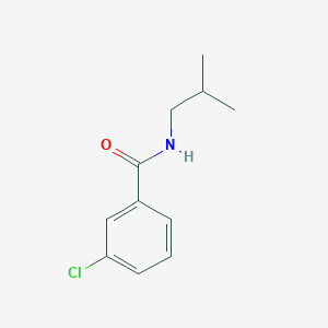 molecular formula C11H14ClNO B2493552 3-chloro-N-(2-methylpropyl)benzamide CAS No. 26163-88-2