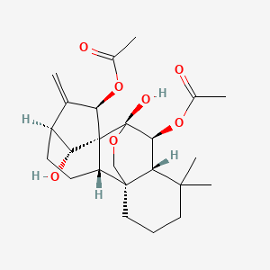 molecular formula C24H34O7 B2493569 rabdoternin C CAS No. 128887-82-1