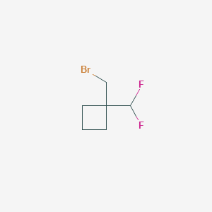 1-(Bromomethyl)-1-(difluoromethyl)cyclobutane