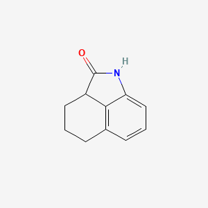 molecular formula C11H11NO B2493619 2a,3,4,5-tetrahydrobenz[cd]indol-2(1H)-one CAS No. 96933-21-0