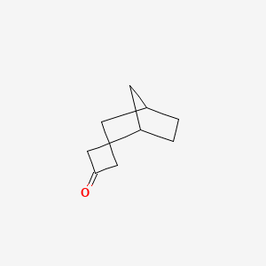 molecular formula C10H14O B2493674 Spiro[bicyclo[2.2.1]heptane-2,3'-cyclobutane]-1'-one CAS No. 2248287-18-3