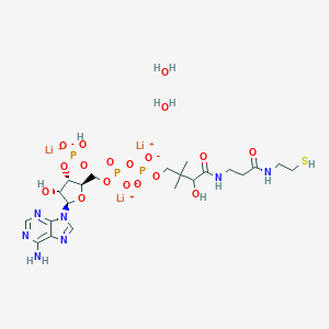 molecular formula C21H37Li3N7O18P3S B024937 辅酶 A 三锂二水合物 CAS No. 102778-59-6