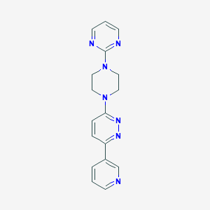 3-Pyridin-3-yl-6-(4-pyrimidin-2-ylpiperazin-1-yl)pyridazine