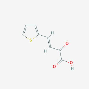 molecular formula C8H6O3S B2493733 (3E)-2-氧代-4-(噻吩-2-基)丁-3-烯酸 CAS No. 42393-10-2