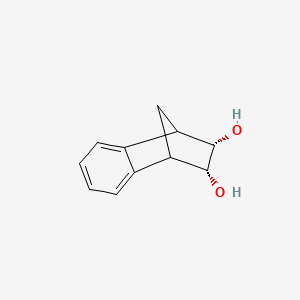 molecular formula C11H12O2 B2493737 (2R,3S)-1,2,3,4-四氢-1,4-甲基萘-2,3-二醇 CAS No. 1286734-71-1