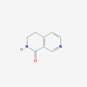 molecular formula C8H8N2O B2493847 3,4-Dihydro-2,7-naphthyridin-1(2H)-one CAS No. 858120-58-8