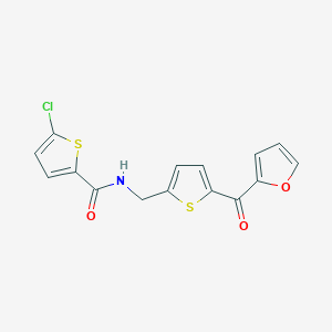 5-chloro-N-((5-(furan-2-carbonyl)thiophen-2-yl)methyl)thiophene-2-carboxamide