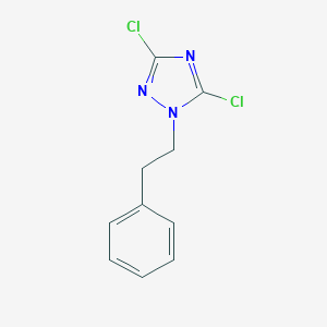 molecular formula C10H9Cl2N3 B249394 3,5-dichloro-1-(2-phenylethyl)-1H-1,2,4-triazole 