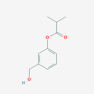 molecular formula C11H14O3 B2493947 [3-(Hydroxymethyl)phenyl] 2-methylpropanoate CAS No. 1260683-92-8