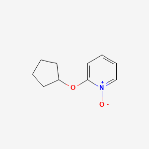 molecular formula C10H13NO2 B2493948 2-(Cyclopentyloxy)pyridin-1-ium-1-olate CAS No. 1860898-69-6