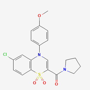 molecular formula C20H19ClN2O4S B2493972 N-(丁基)-2-(2-哌啶-1-基吡啶-4-基)-1,3-噻唑-4-羧酰胺 CAS No. 1251548-91-0
