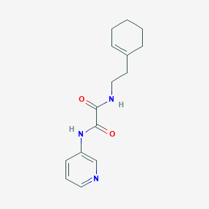 molecular formula C15H19N3O2 B2494019 N1-(2-(环己-1-烯-1-基)乙基)-N2-(吡啶-3-基)草酰胺 CAS No. 920253-65-2