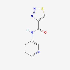 molecular formula C8H6N4OS B2494049 N-(pyridin-3-yl)-1,2,3-thiadiazole-4-carboxamide CAS No. 478261-77-7