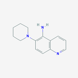 molecular formula C14H17N3 B2494056 6-(Piperidin-1-yl)quinolin-5-amine CAS No. 21194-97-8