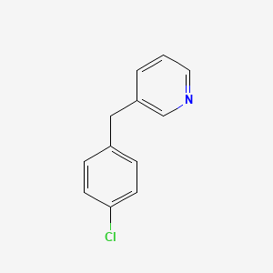 molecular formula C12H10ClN B2494097 3-(4-Chlorobenzyl)pyridine CAS No. 93293-21-1