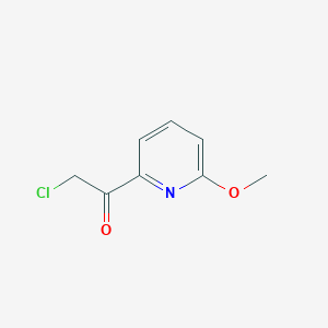 molecular formula C8H8ClNO2 B2494116 2-Chloro-1-(6-methoxypyridin-2-YL)ethanone CAS No. 1260813-10-2