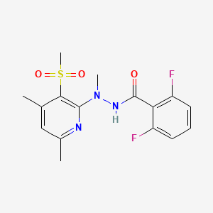 N'-[4,6-dimethyl-3-(methylsulfonyl)-2-pyridinyl]-2,6-difluoro-N'-methylbenzenecarbohydrazide