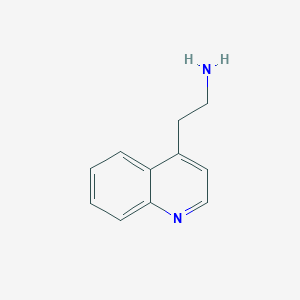 molecular formula C11H12N2 B2494134 2-[4]Quinolyl-ethylamine CAS No. 860720-12-3
