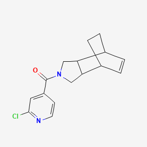 4-(2-Chloropyridine-4-carbonyl)-4-azatricyclo[5.2.2.0^{2,6}]undec-8-ene