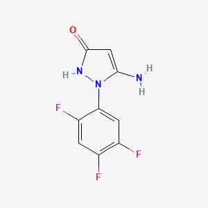 5-amino-1-(2,4,5-trifluorophenyl)-1H-pyrazol-3-ol