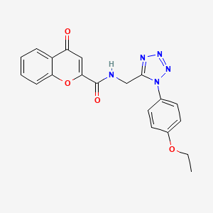 N-((1-(4-ethoxyphenyl)-1H-tetrazol-5-yl)methyl)-4-oxo-4H-chromene-2-carboxamide
