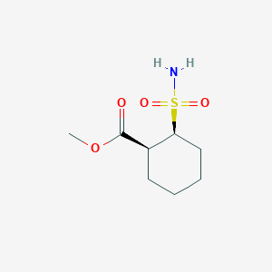 molecular formula C8H15NO4S B2494171 Methyl (1S,2S)-2-sulfamoylcyclohexane-1-carboxylate CAS No. 2137629-97-9