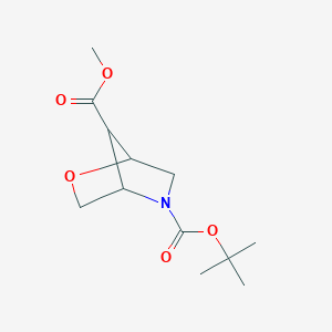 B2494198 5-Tert-butyl 7-methyl 2-oxa-5-azabicyclo[2.2.1]heptane-5,7-dicarboxylate CAS No. 1823987-86-5