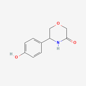 5-(4-Hydroxyphenyl)morpholin-3-one