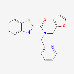 N-(furan-2-ylmethyl)-N-(pyridin-2-ylmethyl)benzo[d]thiazole-2-carboxamide