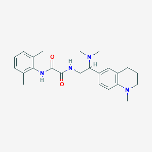 N1-(2-(dimethylamino)-2-(1-methyl-1,2,3,4-tetrahydroquinolin-6-yl)ethyl)-N2-(2,6-dimethylphenyl)oxalamide