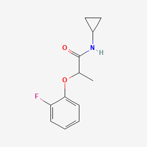 N-cyclopropyl-2-(2-fluorophenoxy)propanamide