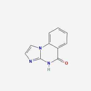 molecular formula C10H7N3O B2494318 4H,5H-咪唑并[1,2-A]喹唑-5-酮 CAS No. 109224-70-6