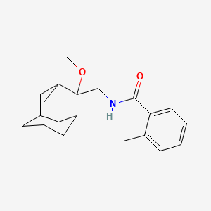 N-(((1R,3S,5r,7r)-2-methoxyadamantan-2-yl)methyl)-2-methylbenzamide