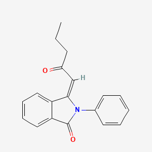 3-[(E)-2-oxopentylidene]-2-phenyl-1-isoindolinone