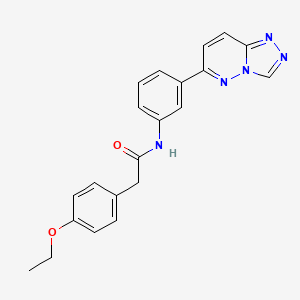 2-(4-ethoxyphenyl)-N-[3-([1,2,4]triazolo[4,3-b]pyridazin-6-yl)phenyl]acetamide