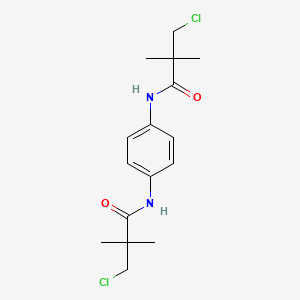3-chloro-N-{4-[(3-chloro-2,2-dimethylpropanoyl)amino]phenyl}-2,2-dimethylpropanamide