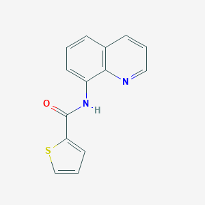 molecular formula C14H10N2OS B249443 N-quinolin-8-ylthiophene-2-carboxamide 