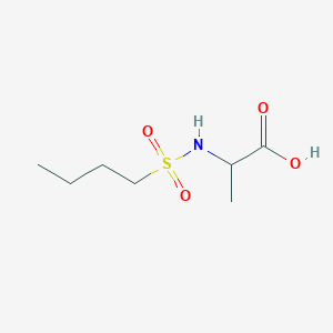 2-(Butane-1-sulfonamido)propanoic acid