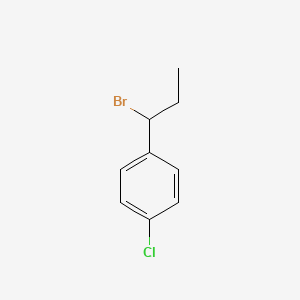 molecular formula C9H10BrCl B2494463 1-(1-溴丙基)-4-氯苯 CAS No. 2940-56-9