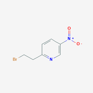 molecular formula C7H7BrN2O2 B2494465 2-(2-Bromoethyl)-5-nitropyridine CAS No. 2229221-49-0